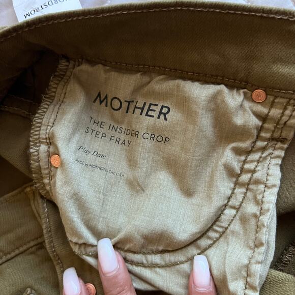 Mother The Insider Crop Step Fray – Play Date – NWT – Size 32 - Picture 16 of 16